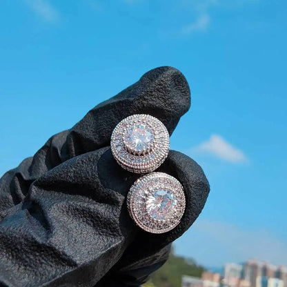 Iced Out Stud Earrings