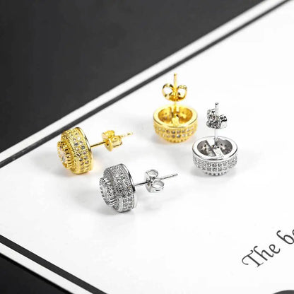 Iced Out Stud Earrings