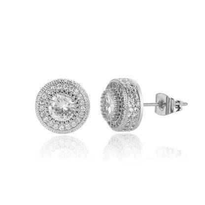 Iced Out Stud Earrings