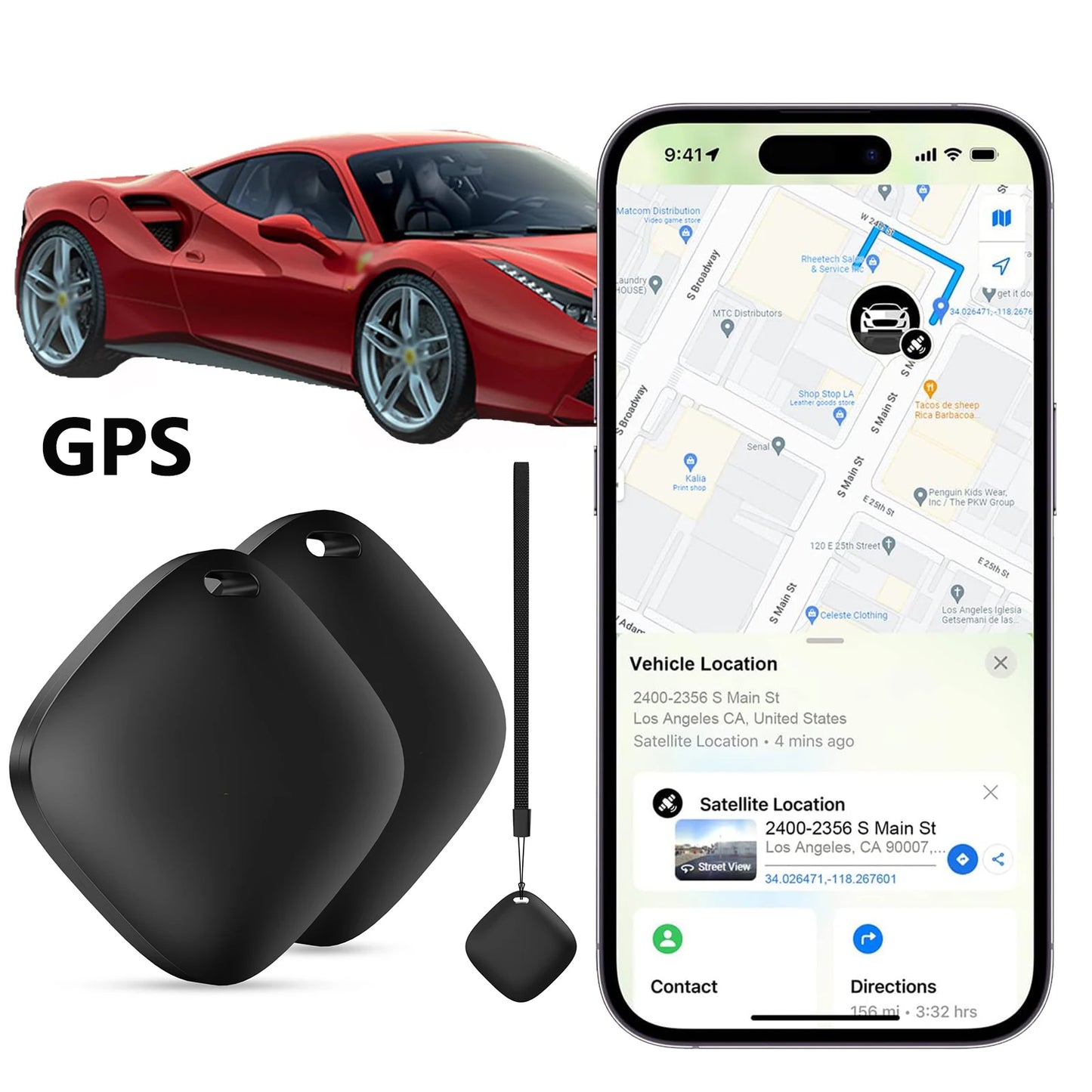 Smart Bluetooth Tracker Anti Lost Finder for Keys Wallet Phone & Pets