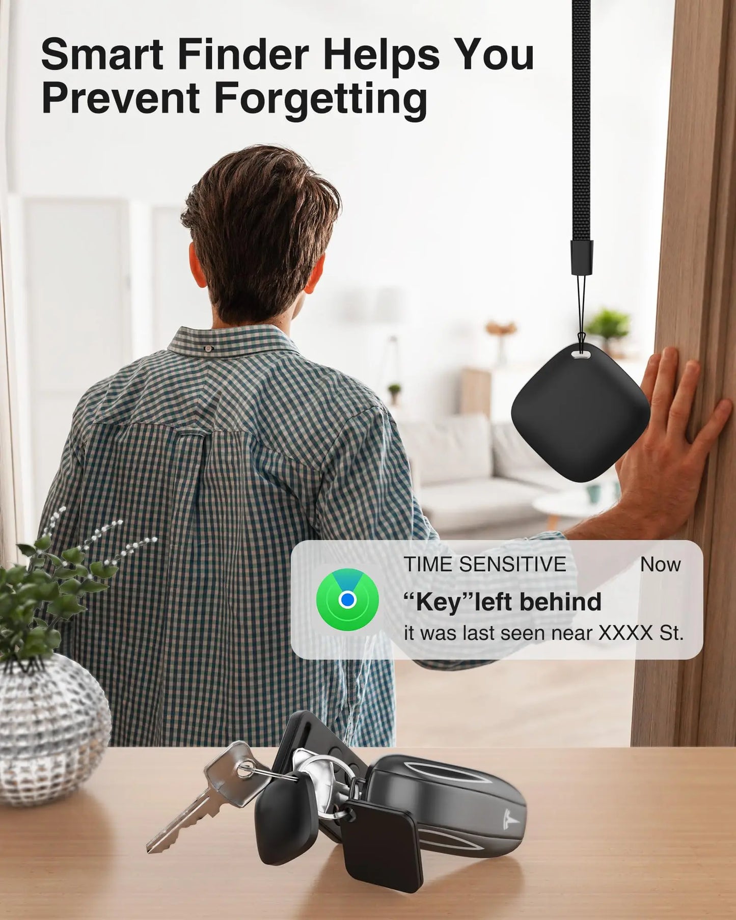 Smart Bluetooth Tracker Anti Lost Finder for Keys Wallet Phone & Pets