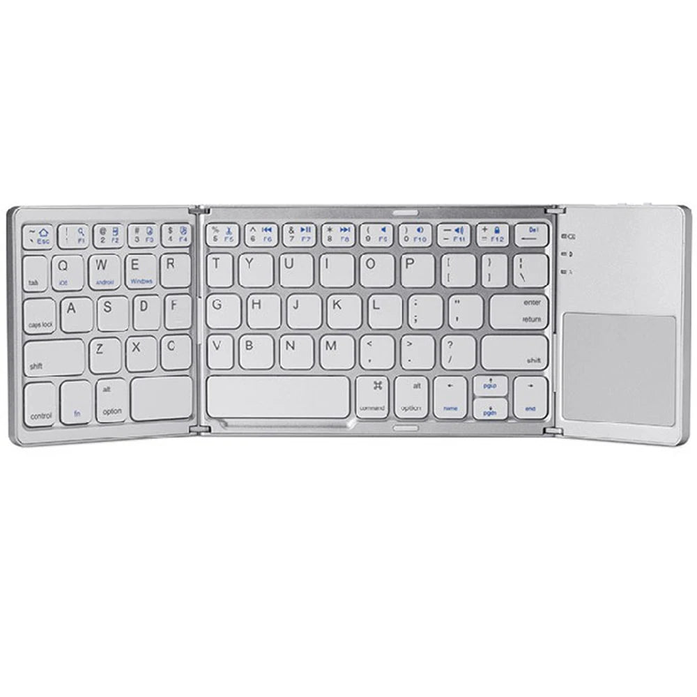 Foldable Bluetooth Touchpad Keyboard