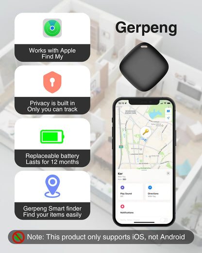 Smart Bluetooth Tracker Anti Lost Finder for Keys Wallet Phone & Pets